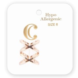 Charming Charlie Double Cross Ring